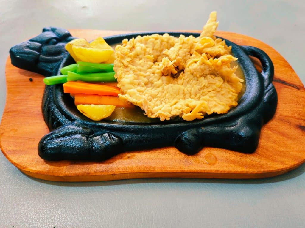 steak ayam krispi biasa